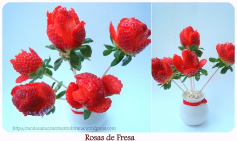 Rosas de fresa